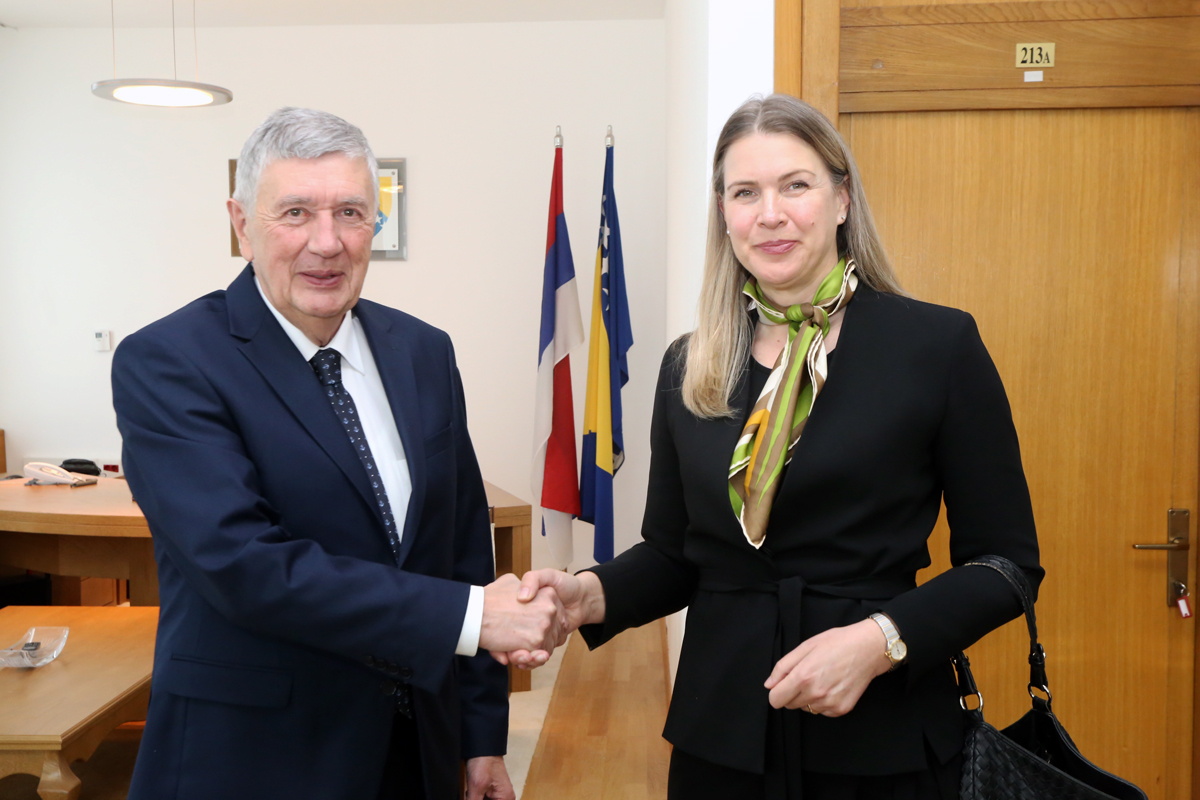 Deputy Speaker of the PABiH House of Representatives, Nebojša Radmanović, received the Ambassador of the Kingdom of Sweden to BiH in an inaugural visit